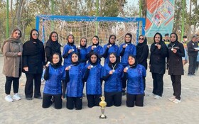 صنایع هرمزگان نایب قهرمان هندبال ساحلی جوانان بانوان ایران شدند