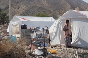 وضعیت مناطق زلزله زده هرمزگان یک هفته بعد در روستا های رودشور،ذرتو،آبشرین وگیشان غربی