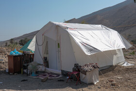 وضعیت مناطق زلزله زده هرمزگان یک هفته بعد در روستا های رودشور،ذرتو،آبشرین وگیشان غربی