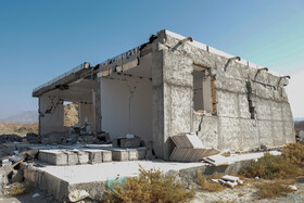 وضعیت مناطق زلزله زده هرمزگان یک هفته بعد در روستا های رودشور،ذرتو،آبشرین وگیشان غربی