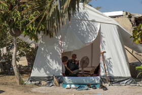 وضعیت مناطق زلزله زده هرمزگان یک هفته بعد در روستا های رودشور،ذرتو،آبشرین وگیشان غربی