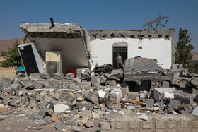 وضعیت مناطق زلزله زده هرمزگان یک هفته بعد در روستا های رودشور،ذرتو،آبشرین وگیشان غربی