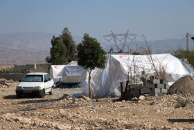 وضعیت مناطق زلزله زده هرمزگان یک هفته بعد در روستا های رودشور،ذرتو،آبشرین وگیشان غربی