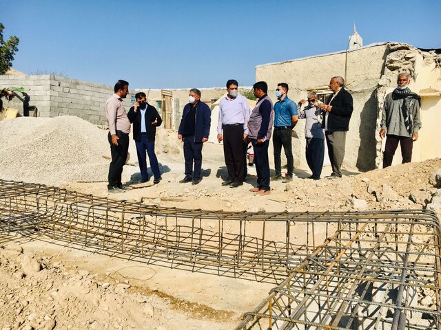 بازسازی مناطق زلزله زده هرمزگان با سرعت در حال انجام است