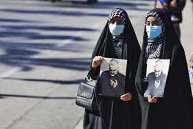 تشیع پیکر 3 شهید گمنام در بندرعباس