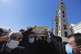 تشیع پیکر 3 شهید گمنام در بندرعباس