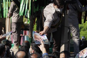 تشیع پیکر 3 شهید گمنام در بندرعباس