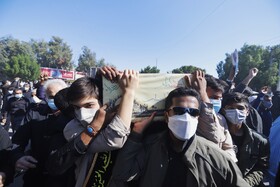 تشیع پیکر 3 شهید گمنام در بندرعباس