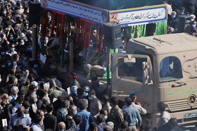 تشیع پیکر 3 شهید گمنام در بندرعباس