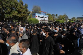 تشیع پیکر 3 شهید گمنام در بندرعباس