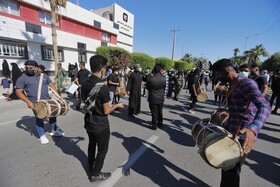 تشیع پیکر 3 شهید گمنام در بندرعباس