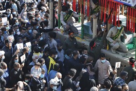 تشیع پیکر 3 شهید گمنام در بندرعباس