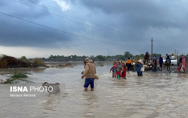 آبگرفتگی و ریزش سقف ۸۵ منزل مسکونی در شهرستان سیریک