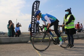 مسابقات دوچرخه سواری سرعت در بندرعباس