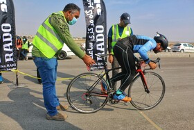 مسابقات دوچرخه سواری سرعت در بندرعباس