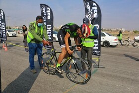 مسابقات دوچرخه سواری سرعت در بندرعباس