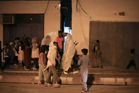 مراسم قاشقزنی در محلهی شمیلیهای بندرعباس