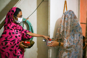 مراسم قاشقزنی در محلهی شمیلیهای بندرعباس