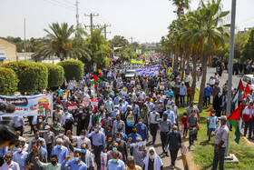 راهپیمایی روز قدس - بندرعباس، کیش و قزوین