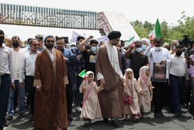 راهپیمایی روز قدس در کیش