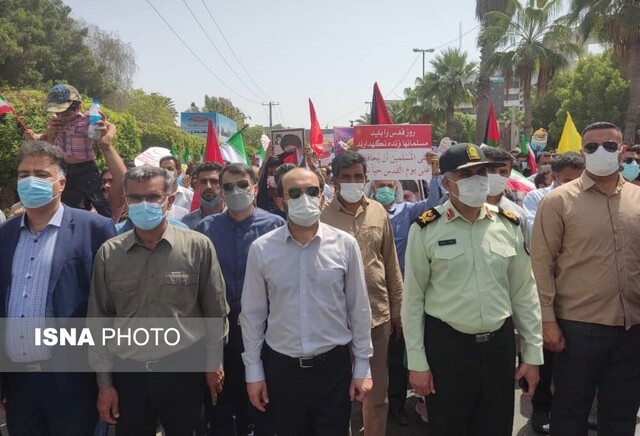 استاندار هرمزگان: دفاع از حقوق مردم مظلوم فلسطین معیاری برای شناخت جبهه حق است