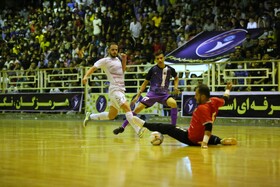 دیدار فوتسال صنایع هرمزگان و زندی بتن کلاردشت