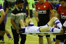 دیدار فوتسال صنایع هرمزگان و سفیر گفتمان تهران