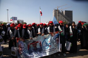 راهپیمایی ۱۳ آبان در بندرعباس و کیش