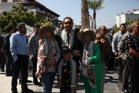 راهپیمایی ۱۳ آبان در بندرعباس و کیش