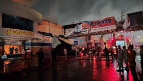 آتش‌سوزی گسترده در یک مجتمع تجاری درگهان مهار شد