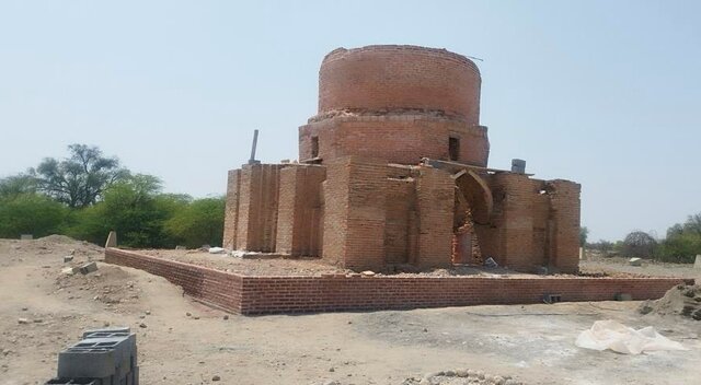 پایان فاز نخست مرمت «گنبد سرخ» بندرعباس پایان فاز نخست مرمت «گنبد سرخ» بندرعباس