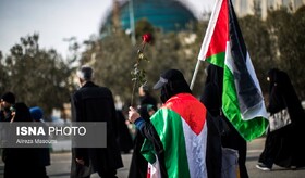 هم‌نوایی مردم هرمزگان با فریاد مقاومت در راهپیمایی بشارت نصر
