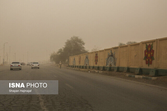 پیش‌بینی وزش باد و گردوخاک در شرق هرمزگان