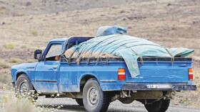 توقیف کاروان نیسان‌های قاچاقچی در رودان