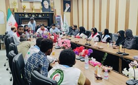 رئیس جمعیت هلال احمر میناب: داوطلبان هلال احمر، نماد ایثار و همدلی‌اند