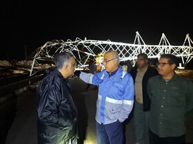 استاندار هرمزگان از روند ترمیم شبکه برق قشم بازدید کرد