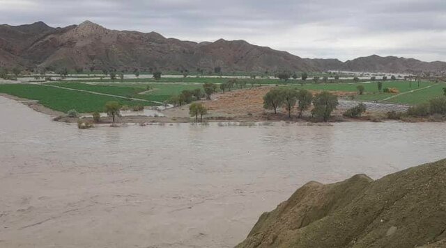 نجات کشاورز گرفتار در سیلاب روستای گرو میناب
