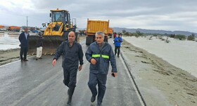 تداوم عملیات امداد و نجات در روستاهای متأثر از سیلاب سیریک