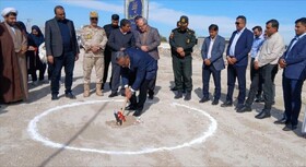 آغاز عملیات احداث هنرستان دخترانه و سالن ورزشی در شهر طبل قشم