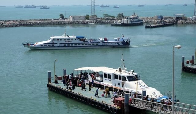 تردد شناورهای مسافری بندرعباس به قشم و هرمز بدون وقفه انجام می‌شود