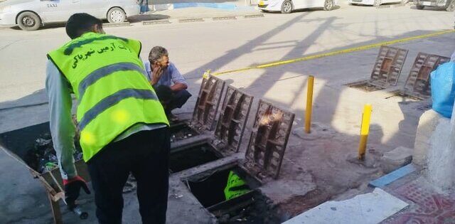 لایروبی ۳۰۰۰ متر از مسیل‌های سرپوشیده شهر قشم برای مدیریت ایمن سیلاب