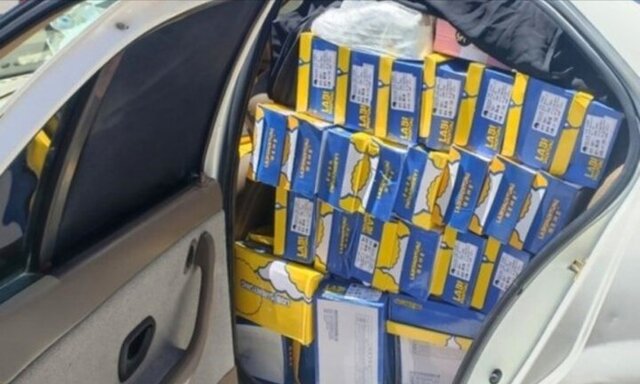 کشف ۱۸۰۰ عدد شمع خودرو قاچاق به ارزش ۷۷ میلیارد ریال در جاسک