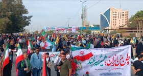 حضور آگاهانه مردم بندرعباس در راهپیمایی ۲۲ بهمن؛ پاسخ میدانی به تهدیدها و توطئه
