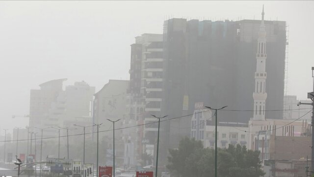 افزایش بادهای شمالی و گرد و غبار در برخی نقاط هرمزگان