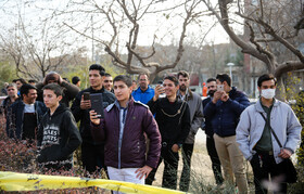 سقوط پل عابر پیاده در بزرگراه شهید چراغچی مشهد