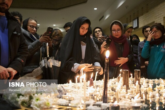 یادبود جان‌باختگان پرواز تهران به کی‌یف در دانشگاه فردوسی مشهد برگزار شد 
