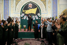 بزرگداشت چهلمین روز شهادت سردار سپهبد شهید قاسم سلیمانی در رواق امام خمینی(ره) حرم مطهر رضوی