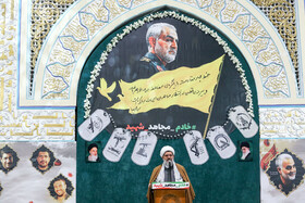 سخنرانی حجت الاسلام و المسلمین علی  شیرازی، مسئول محترم دفتر نمایندگی ولی وفقیه در سپاه قدس