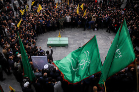 تشییع پیکر ۲ شهید مدافع حرم در مشهد