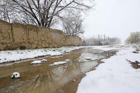 بارش برف بهاری در چناران